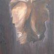 'Ondoordringbare gedachten', 150x55 cm olieverf op doek, 1993