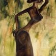 'Memsaab', 100x300cm, olieverf op doek, 1993, verkocht